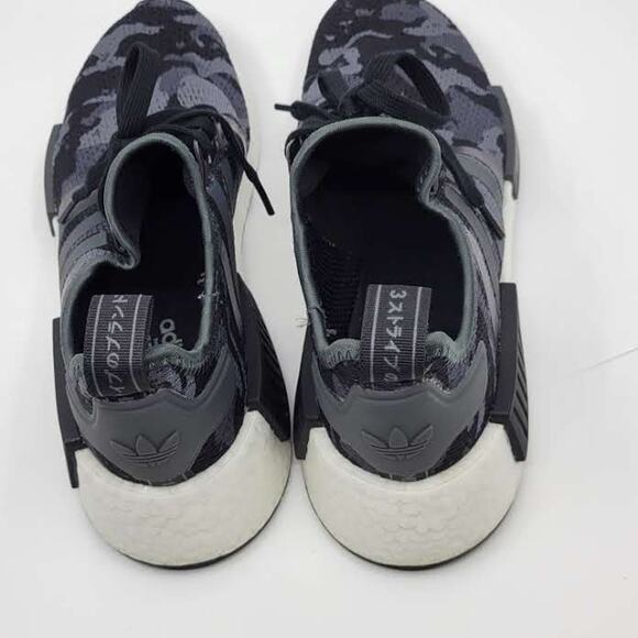 Adidas NMD_R1  Mens Athletic Running Shoes Grey Camo GV8797 Size 7 US 40 FR main image 9